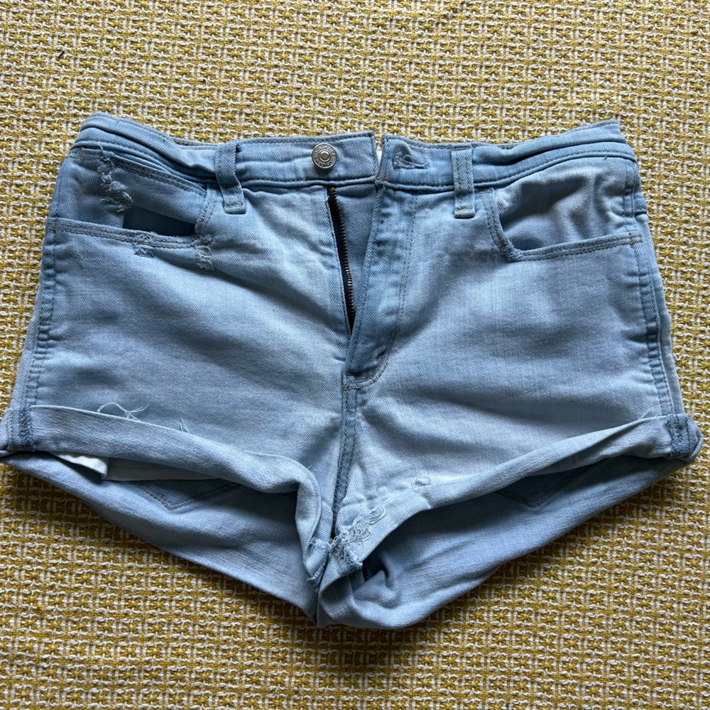 Abercrombie & Fitch High Rise Short Shorts